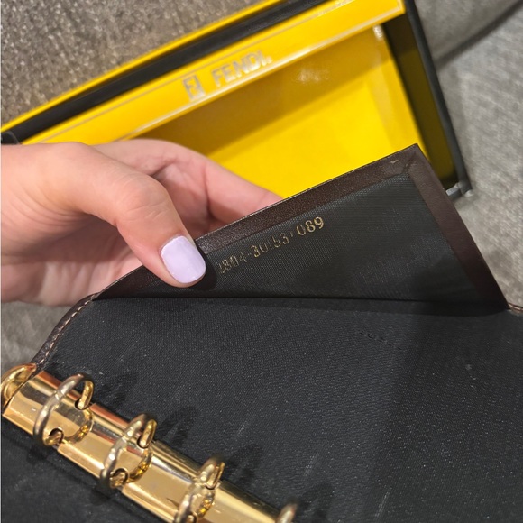 Fendi Zucca Brown and Black Monogram Agenda - Picture 7 of 12